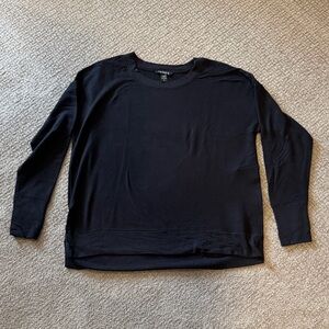 Athleta Costal Luxe Recover Sweatshirt, Black